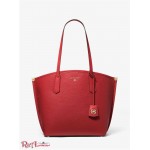 Жіноча Таут Сумка MICHAEL KORS (Jane Large Pebbled Leather Tote Bag) 65486-05 Crimson