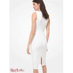 Женское Платье MICHAEL KORS (Stretch Wool Boucle Sheath Dress) 65206-05 Белый