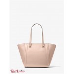 Женская Таут Сумка MICHAEL KORS (Carine Medium Pebbled Leather Tote Bag) 65496-05 Нежно-Розовый