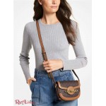 Женская Сумка Кроссбоди MICHAEL KORS (Hally Extra-Small Embellished Logo Crossbody Bag) 65437-05 Коричневый/Желудь