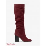 Женские Ботинки MICHAEL KORS (Leigh Suede Boot) 65657-05 Темный Berry