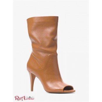 Жіночі Черевики (Elaine Leather Open-Toe Boot) 65617-05 acorn