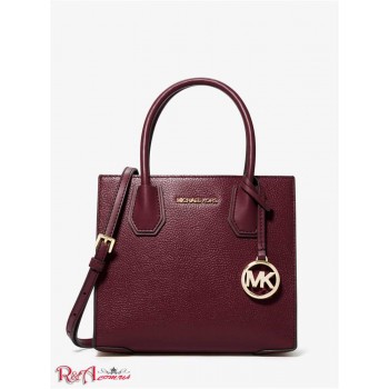 Женская Сумка Кроссбоди (Mercer Medium Pebbled Leather Crossbody Bag) 61477-05 Merlot