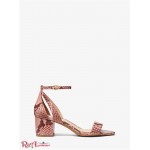 Жіночий Сандалі MICHAEL KORS (Cardi Flex Snake Embossed Leather Sandal) 61317-05 Женмчужний Рожевий