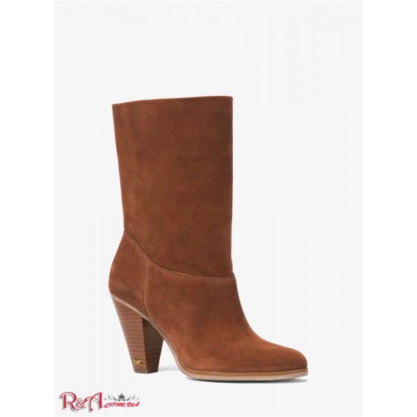 Женские Ботинки MICHAEL KORS (Divia Suede Ankle Boot) 61357-05 Карамель