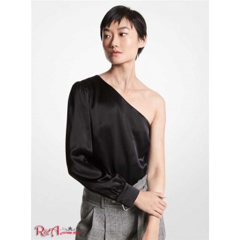 Женский Топ (Satin One-Shoulder Top) 65047-05 черный