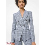 Женский Блейзер MICHAEL KORS (Glenplaid Wool Blazer) 61087-05 урожай струя стирка