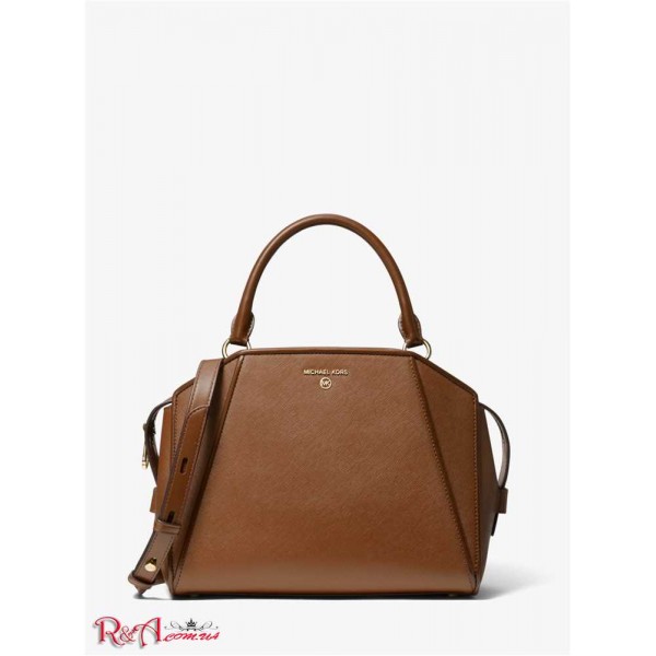 Женская Сумка Сэтчел MICHAEL KORS (Cleo Medium Saffiano Leather Satchel) 65537-05 Багаж