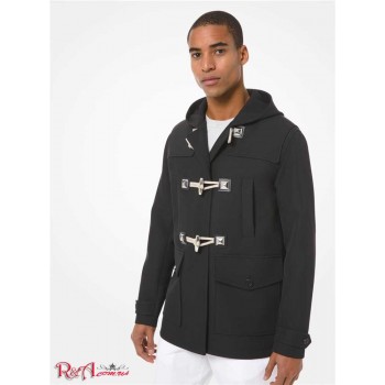 Чоловіче Пальто (Bonded Wool and Cotton Gabardine Duffle Coat) 48647-05 чорний