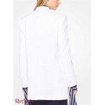 Женский Блейзер MICHAEL KORS (Double Crepe-Sable Blazer) 65117-05 оптический белый