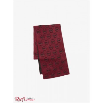 Женский Шарф (Reversible Metallic Logo Jacquard Scarf) 65167-05 Темный Ruby