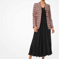 Женский Блейзер (Plaid Wool Blazer) 48797-05 Rosewd/Black