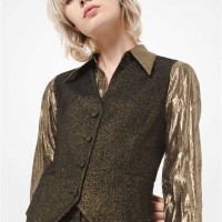 Жіночий Жилет (Metallic Wool Vest) 53227-05 золото/чорне