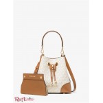 Женская Сумка Кроссбоди MICHAEL KORS (Mercer Gallery Extra-Small Logo Crossbody Bag) 65417-05 Ванилевый/Желудь