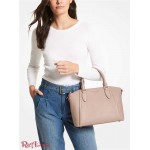 Женская Сумка Сэтчел MICHAEL KORS (Sienna Medium Pebbled Leather Satchel) 61617-05 Нежно-Розовый