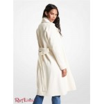 Женское Пальто MICHAEL KORS (Wool Blend Wrap Coat) 65127-05 Кремовый