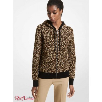 Жіноче Худі (Leopard Cashmere Hoodie) 65147-05 чорний