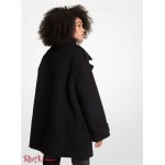 Женское Пальто MICHAEL KORS (Wool Blend Oversized Peacoat) 65057-05 черный