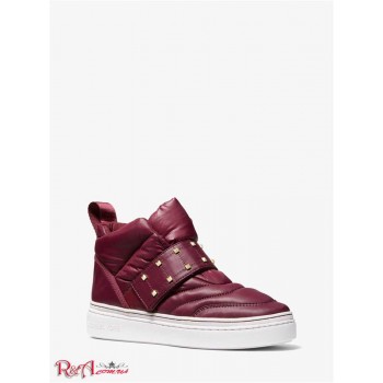 Женские Сникерсы (Stirling Embellished Quilted Recycled Polyester High-Top Sneaker) 65227-05 Темный Berry