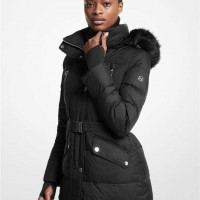 Жіночий Пуховик (Quilted Nylon Puffer Coat) 61127-05 чорний