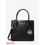 Женская Сумка Кроссбоди MICHAEL KORS (Mercer Medium Pebbled Leather Crossbody Bag) 65347-05 Черный