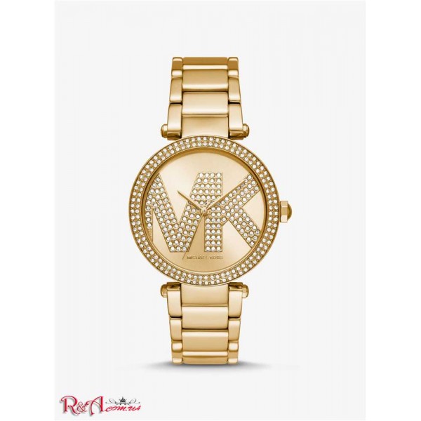 Жіночий Годинник MICHAEL KORS (Pave Gold-Tone Logo Watch) 60888-05 золото