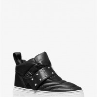 Женские Сникерсы (Stirling Embellished Quilted Recycled Polyester High-Top Sneaker) 65228-05 Черный