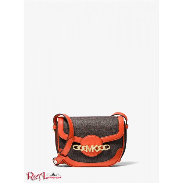 Женская Сумка Кроссбоди MICHAEL KORS (Hally Extra-Small Embellished Logo Crossbody Bag) 65438-05 Оранжевый Spice