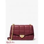 Женская Сумка на Плечо MICHAEL KORS (SoHo Large Quilted Leather Shoulder Bag) 65558-05 Dk Berry