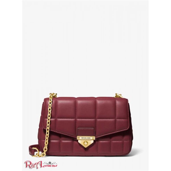 Женская Сумка на Плечо MICHAEL KORS (SoHo Large Quilted Leather Shoulder Bag) 65558-05 Dk Berry