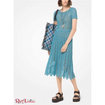 Жіноча Сукня (Hand-Crocheted Lurex Dress) 61158-05 aqua