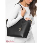 Женская Таут Сумка MICHAEL KORS (Jane Large Pebbled Leather Tote Bag) 65488-05 Черный