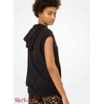 Жіноче Худі MICHAEL KORS (Cotton and Cashmere Sleeveless Hoodie) 48928-05 Чорний