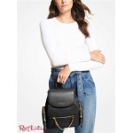 Женский Рюкзак MICHAEL KORS (Jet Set Medium Pebbled Leather Backpack) 65318-05 Черный