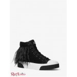 Жіночі Снікерси MICHAEL KORS (Gertie Feather Embellished Suede High-Top Sneaker) 65218-05 чорний