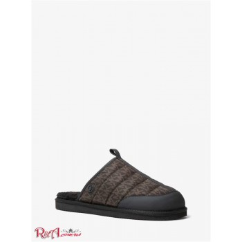 Чоловічий Тапочки (Anders Logo Quilted Nylon Slipper) 65248-05 коричневий/blk