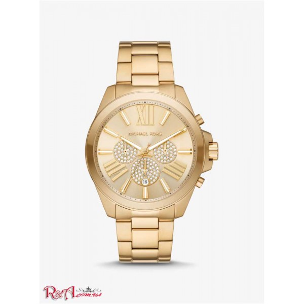 Жіночий Годинник MICHAEL KORS (Oversized Wren Pave Gold-Tone Watch) 60858-05 золото