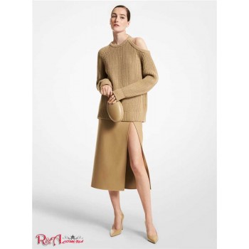 Жіночий Светр (Cashmere Asymmetric Cutout Sweater) 65138-05 ячмінь