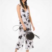 Женский Комбинезон (Floral Crepe Belted Jumpsuit) 60798-05 Лавандовый Туман