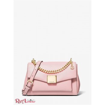 Женская Сумка Кроссбоди (Lita Medium Leather Crossbody Bag) 65328-05 Пудровые Румяна