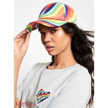 Женская Кепка (Rainbow Wave Stretch Cotton Baseball Cap) 60718-05 Радуга