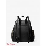 Женский Рюкзак MICHAEL KORS (Jet Set Medium Pebbled Leather Backpack) 65318-05 Черный