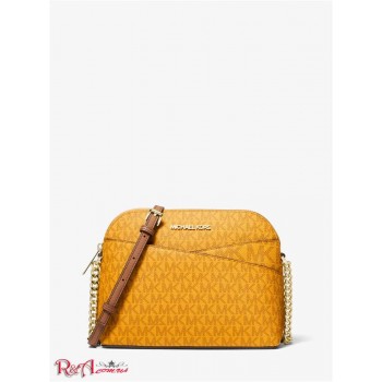 Женская Сумка Кроссбоди (Jet Set Travel Medium Logo Dome Crossbody Bag) 61518-05 Mariзолотой Мульти