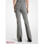 Жіночі Штани MICHAEL KORS (Stretch Wool Flannel Split-Cuff Trousers) 65588-05 банкір сірий
