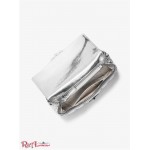 Женская Сумка на Плечо MICHAEL KORS (SoHo Large Quilted Metallic Snake Embossed Leather Shoulder Bag) 65478-05 серебро