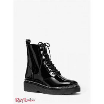 Жіночі Черевики (Haskell Patent Leather Combat Boot) 65628-05 чорний