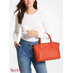 Женская Сумка Сэтчел MICHAEL KORS (Sienna Medium Pebbled Leather Satchel) 61618-05 Оранжевый Spice