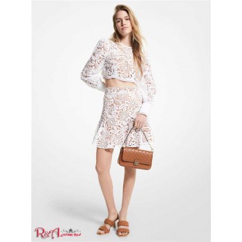 Женская Юбка (Paisley Lace Mini Skirt) 60768-05 Белый