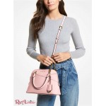 Жіноча Сумка Сетчел MICHAEL KORS (Jet Set Travel Medium Saffiano Leather Dome Satchel) 65359-05 Пудровие Рум'Яна