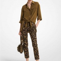 Жіночі Штани (Samantha Camouflage Stretch Cotton Pants) 61659-05 juniper